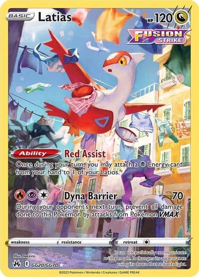 Latias SWSH: Crown Zenith: Galarian Gallery Pokemon card