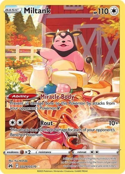 Miltank SWSH: Crown Zenith: Galarian Gallery Pokemon card