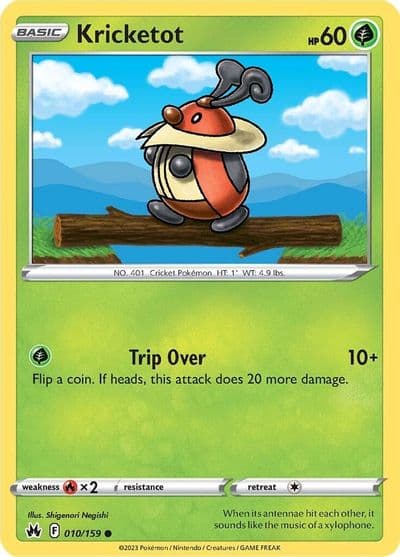 Kricketot SWSH: Crown Zenith Pokemon card