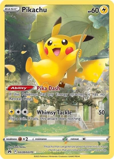 Pikachu SWSH: Crown Zenith: Galarian Gallery Pokemon card