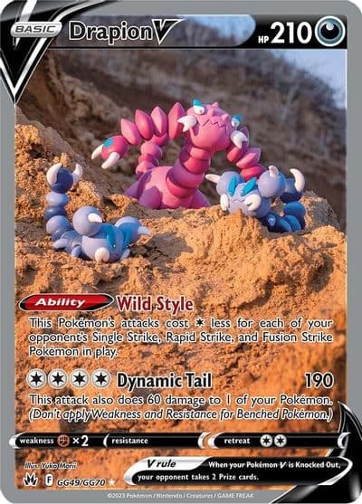 Drapion V SWSH: Crown Zenith: Galarian Gallery Pokemon card