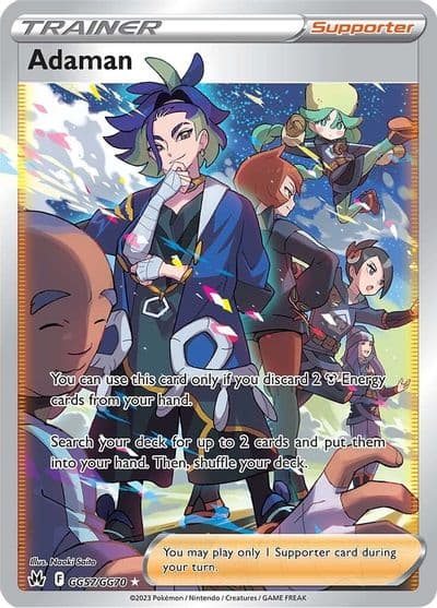 Adaman SWSH: Crown Zenith: Galarian Gallery Pokemon card