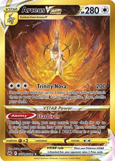 Arceus VSTAR (Secret) SWSH: Crown Zenith: Galarian Gallery Pokemon card