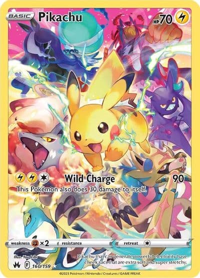 Pikachu (Secret) SWSH: Crown Zenith Pokemon card