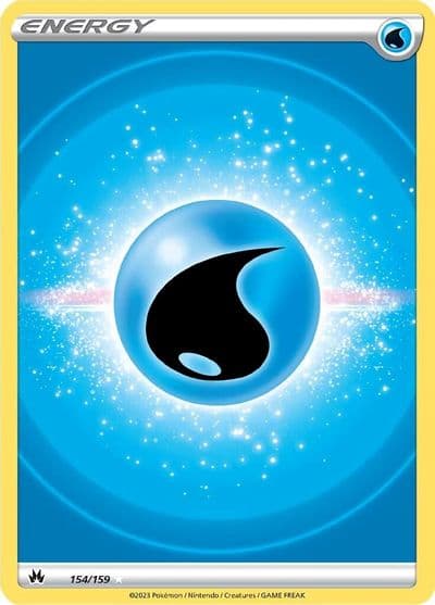 Water Energy (Texture Full Art) SWSH: Crown Zenith Pokemon card