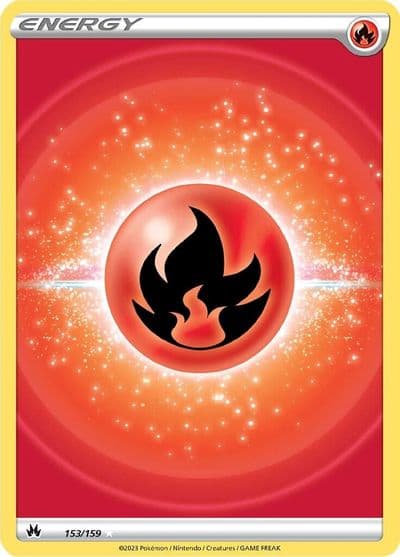 Fire Energy (Texture Full Art) SWSH: Crown Zenith Pokemon card