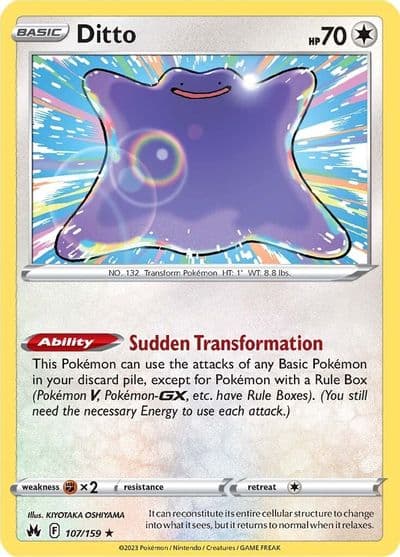 Ditto SWSH: Crown Zenith Pokemon card