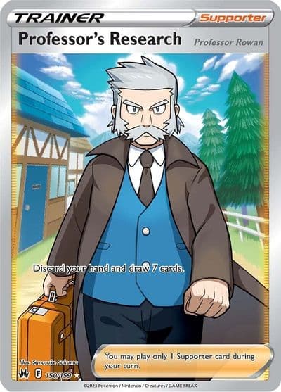 Professor's Research (Full Art) SWSH: Crown Zenith Pokemon card