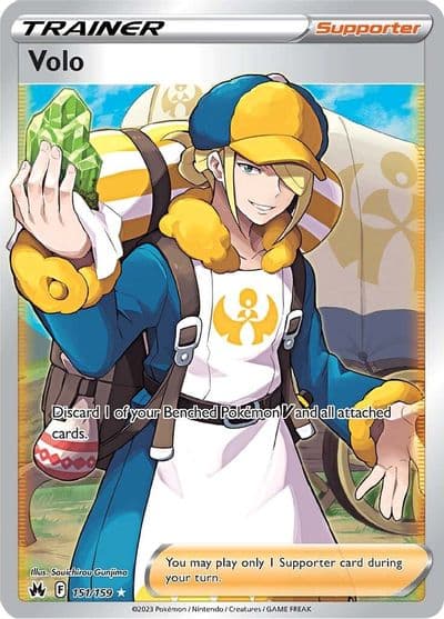 Volo (Full Art) SWSH: Crown Zenith Pokemon card