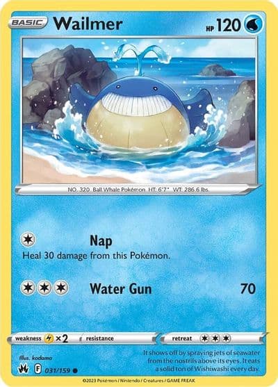Wailmer SWSH: Crown Zenith Pokemon card
