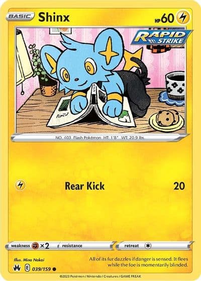 Shinx (39) SWSH: Crown Zenith Pokemon card