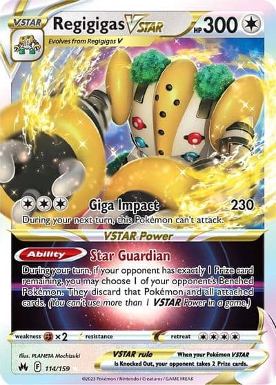 Regigigas VSTAR SWSH: Crown Zenith Pokemon card