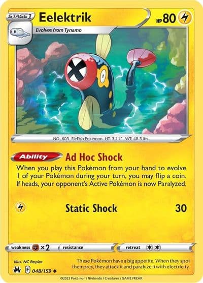 Eelektrik SWSH: Crown Zenith Pokemon card