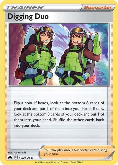 Digging Duo SWSH: Crown Zenith Pokemon card