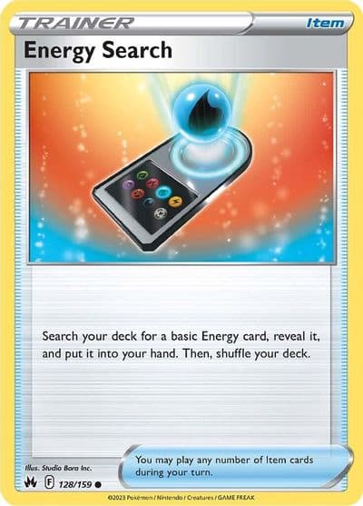 Energy Search SWSH: Crown Zenith Pokemon card
