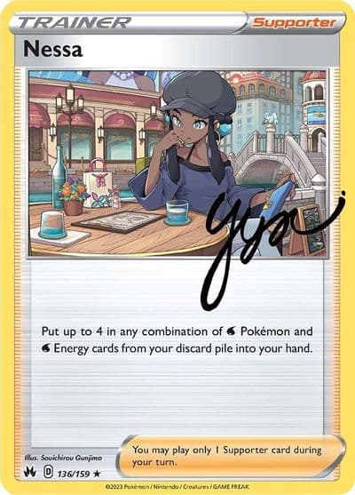 Nessa SWSH: Crown Zenith Pokemon card