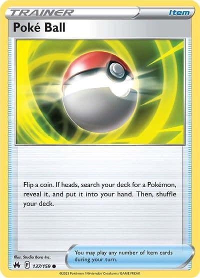 Poke Ball SWSH: Crown Zenith Pokemon card