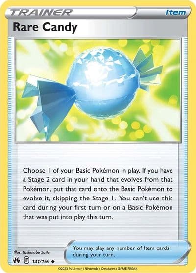Rare Candy SWSH: Crown Zenith Pokemon card