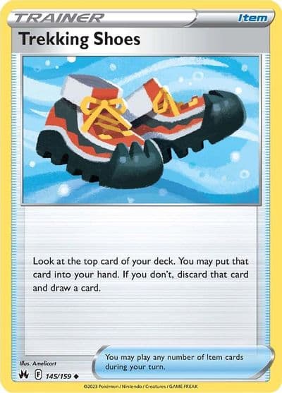 Trekking Shoes SWSH: Crown Zenith Pokemon card