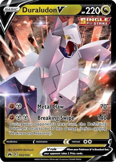 Duraludon V SWSH: Crown Zenith Pokemon card