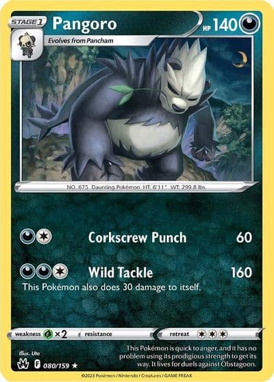 Pangoro SWSH: Crown Zenith Pokemon card