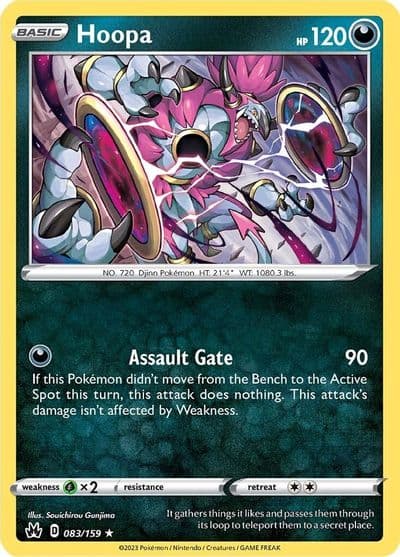 Hoopa SWSH: Crown Zenith Pokemon card