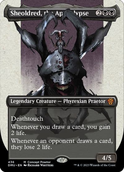 Sheoldred the Apocalypse Concept Praetor Step And Compleat Foil Phyrexia: All Will Be One Magic card