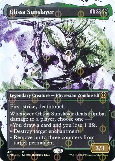 Glissa Sunslayer Showcase Step and Compleat Foil Phyrexia: All Will Be One Magic card