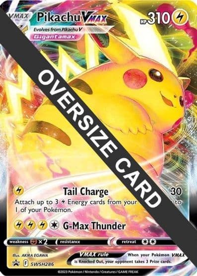 Pikachu VMAX - SWSH286 Jumbo Cards Pokemon card