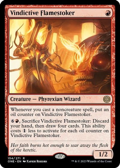 Vindictive Flamestoker Phyrexia: All Will Be One Magic card
