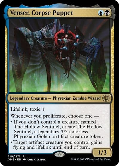 Venser Corpse Puppet Phyrexia: All Will Be One Magic card