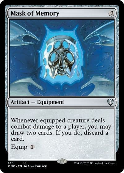 Mask of Memory Commander: Phyrexia: All Will Be One Magic card