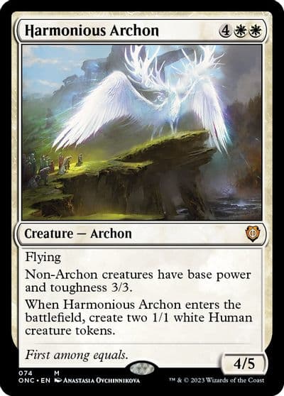 Harmonious Archon Commander: Phyrexia: All Will Be One Magic card