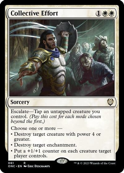Collective Effort Commander: Phyrexia: All Will Be One Magic card