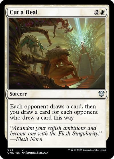 Cut a Deal Commander: Phyrexia: All Will Be One Magic card