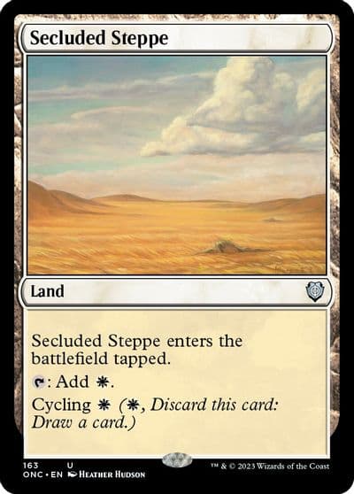 Secluded Steppe Commander: Phyrexia: All Will Be One Magic card