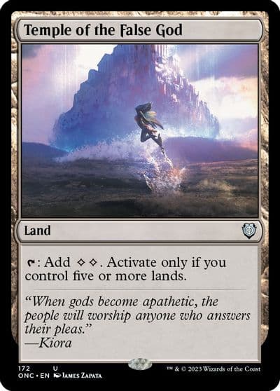 Temple of the False God Commander: Phyrexia: All Will Be One Magic card