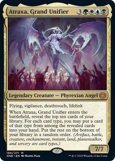 Atraxa Grand Unifier Phyrexia: All Will Be One Magic card