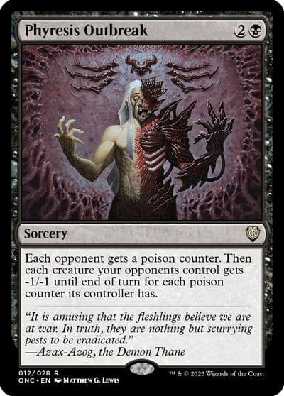 Phyresis Outbreak Commander: Phyrexia: All Will Be One Magic card