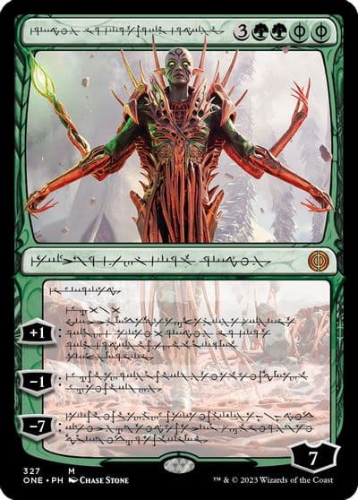Nissa Ascended Animist Phyrexian Phyrexia: All Will Be One Magic card