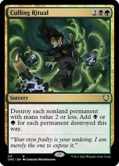 Culling Ritual Commander: Phyrexia: All Will Be One Magic card