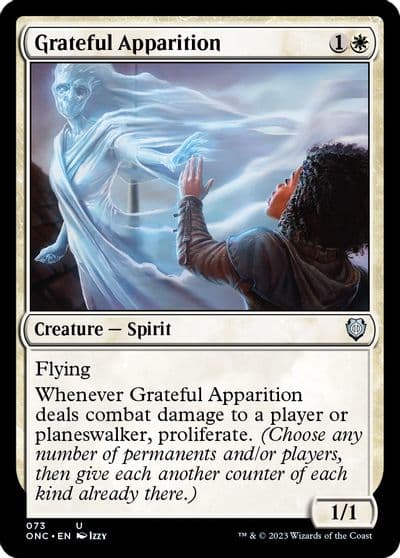 Grateful Apparition Commander: Phyrexia: All Will Be One Magic card