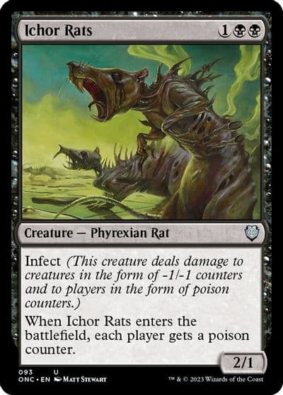 Ichor Rats Commander: Phyrexia: All Will Be One Magic card