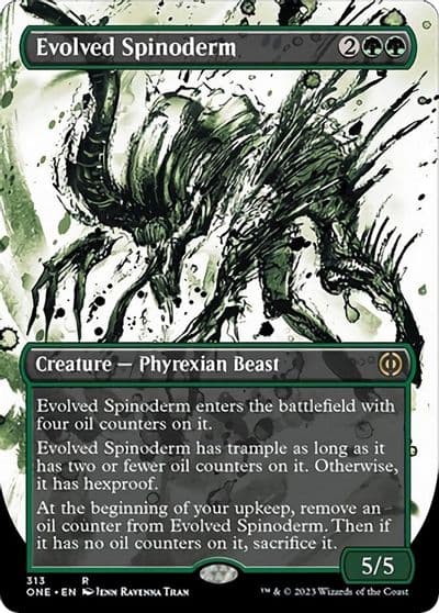 Evolved Spinoderm Showcase Phyrexia: All Will Be One Magic card