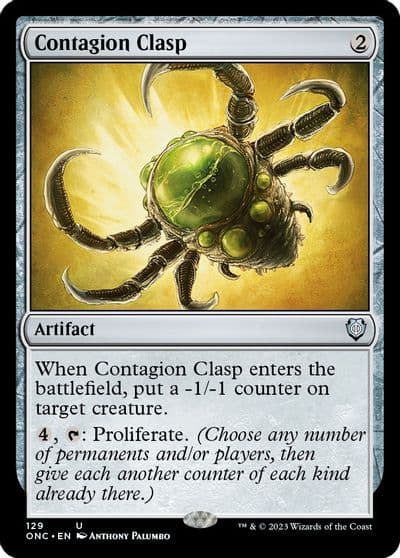 Contagion Clasp Commander: Phyrexia: All Will Be One Magic card
