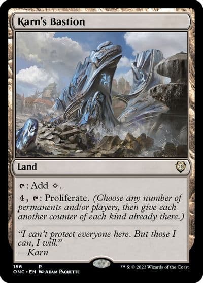 Karns Bastion Commander: Phyrexia: All Will Be One Magic card