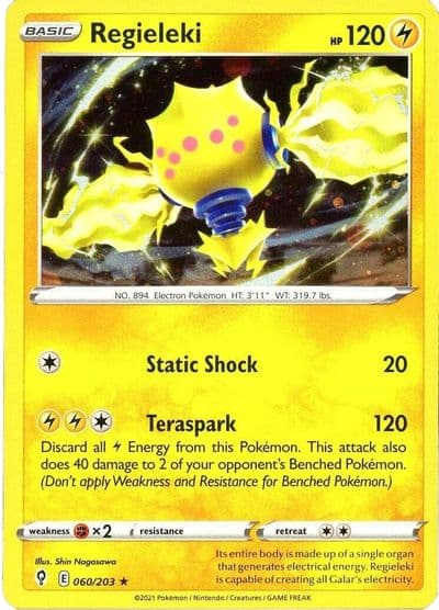 Regieleki (Cosmos Holo) Miscellaneous Cards & Products Pokemon card