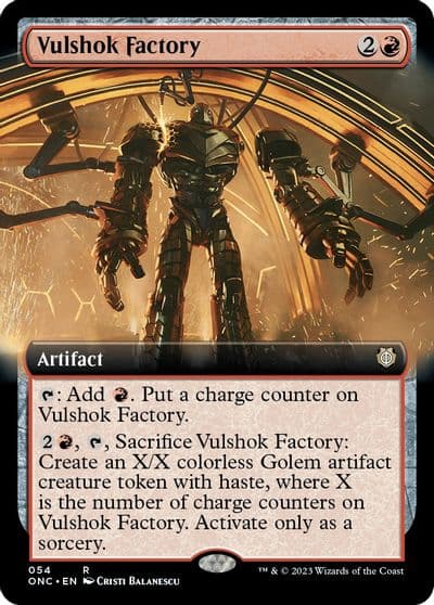 Vulshok Factory Extended Art Commander: Phyrexia: All Will Be One Magic card