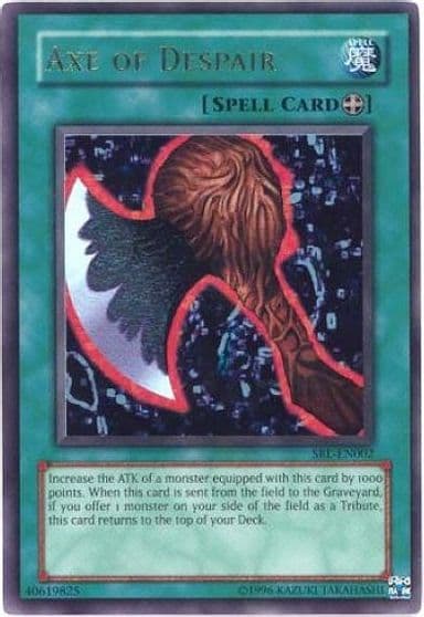 Axe of Despair Spell Ruler (Worldwide English) Yu-Gi-Oh! card