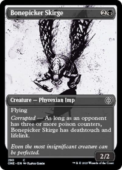 Bonepicker Skirge Showcase Phyrexia: All Will Be One Magic card